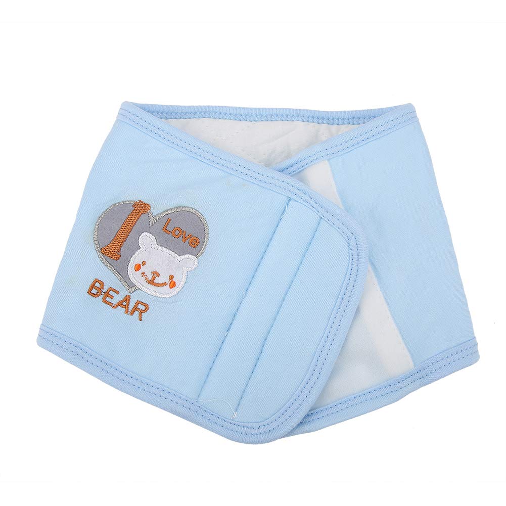 Haosie Baby Belly Button Band, Infant Belly Protector, Cotton Umbilical Hernia Belt for Toddler Boys Girls (22 X 6.3 In)(Light Blue) - Image 7